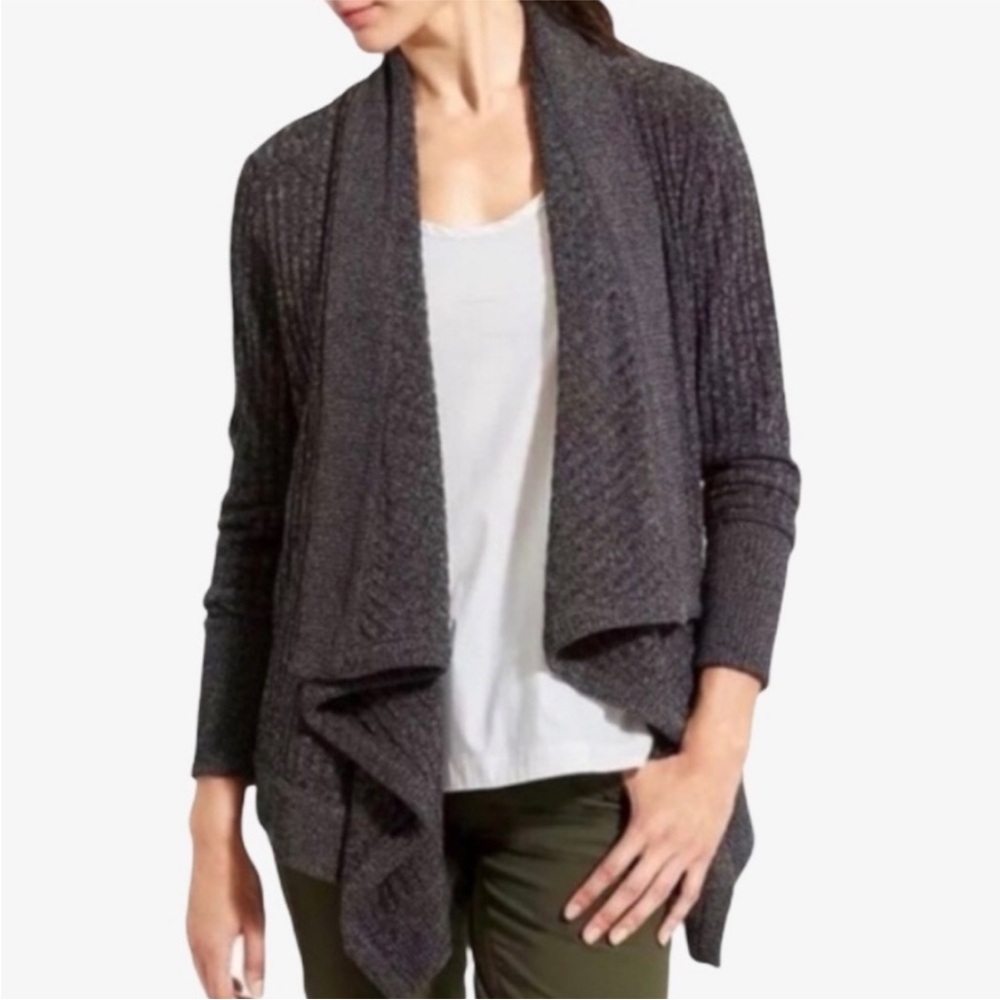 Athleta Tiburon Drape Cardigan XXS Gray